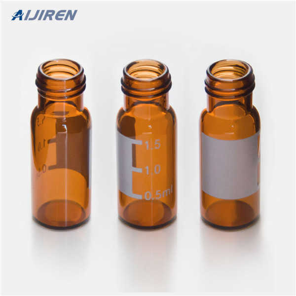 Wheaton screw HPLC autosampler vials with label